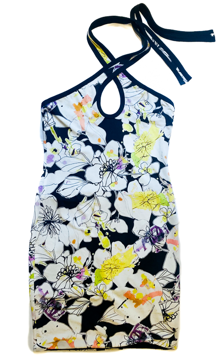 Sirena Mini-dress in Crazy Flowers