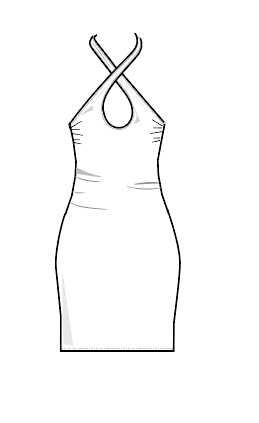 Sirena Mini-dress in Crazy Flowers