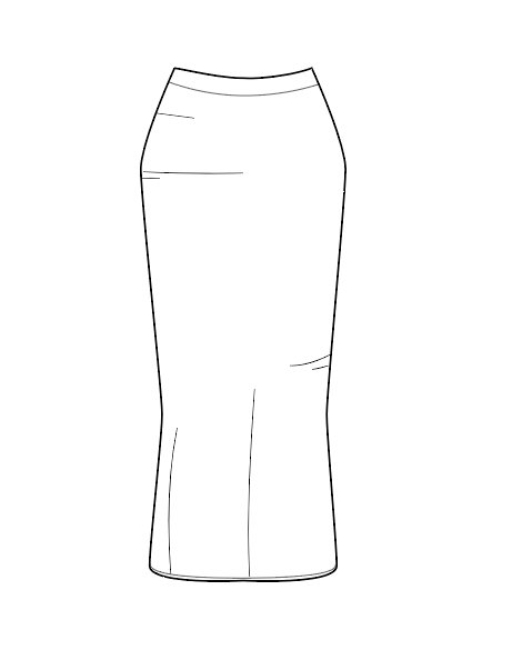 Lorelei Skirt in Abstract Green