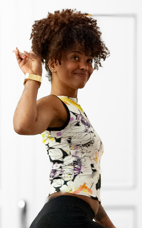 Lorelei Top in Crazy Flowers