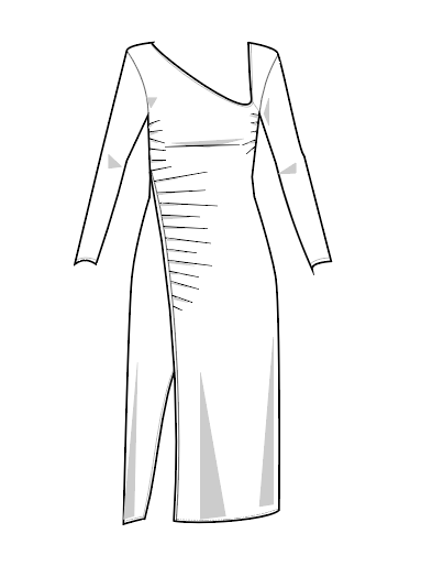 Halo dress in Rosy Haze