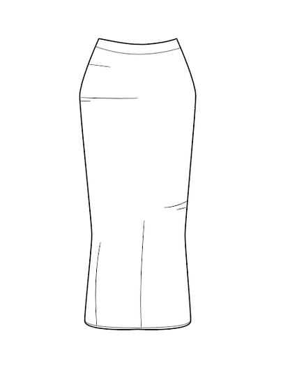 Lorelei Skirt in Abstract Green