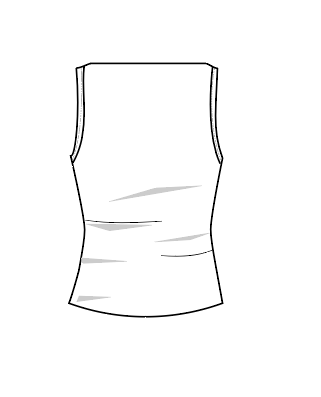 Lorelei Top in Grey Marble